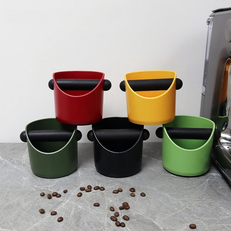 Home Bar Supplies - Kaffeesatzbehälter Rutschfest Stoßabsorbierend Espresso-Abfallbehälter Professionelles Barista-Zubehör