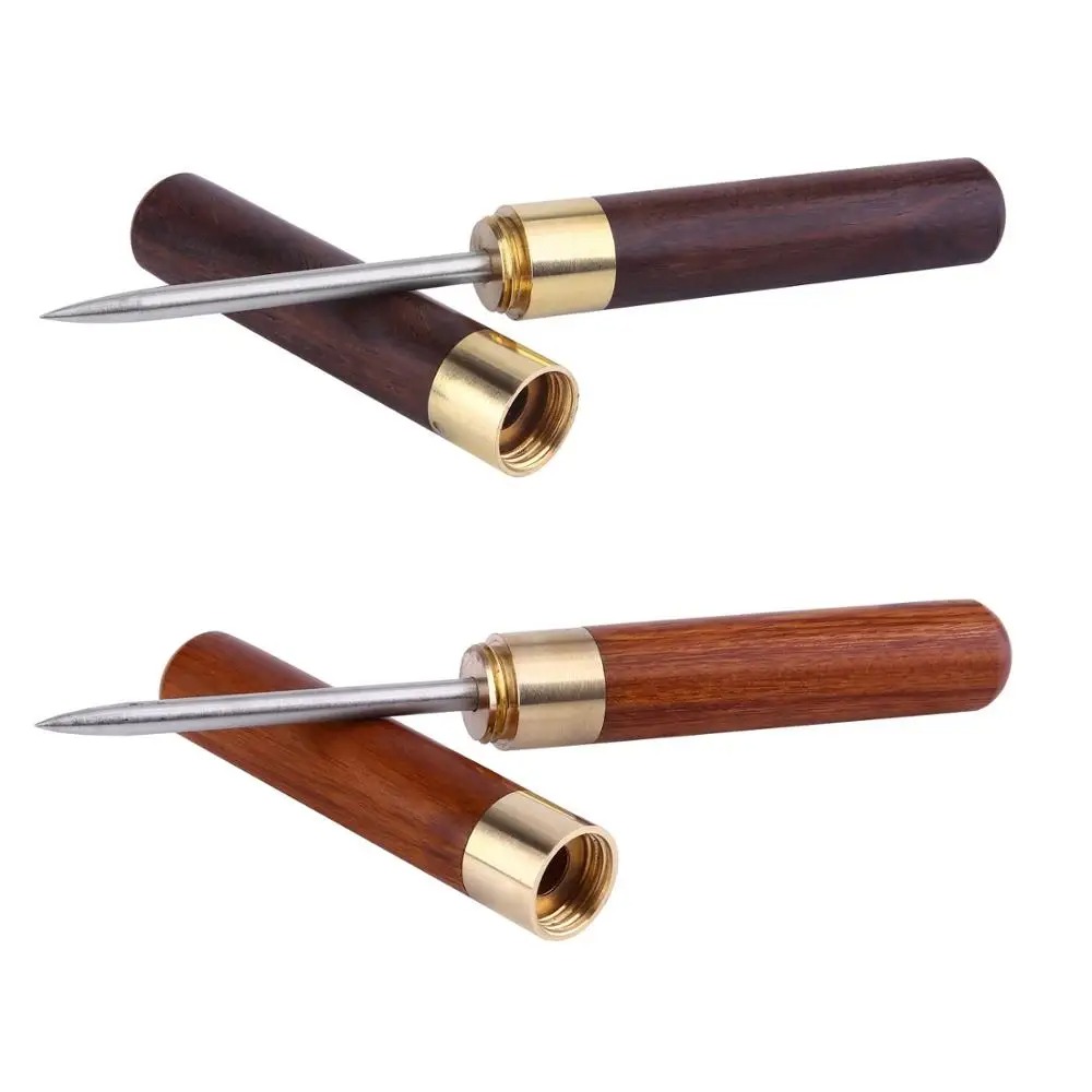 Ice Pick Pick - Eispickel aus Edelstahl mit Holzgriff und