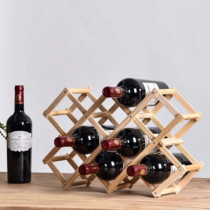 Home Bar Setup - Stapelbare Weinregale für 3, 5, 6,