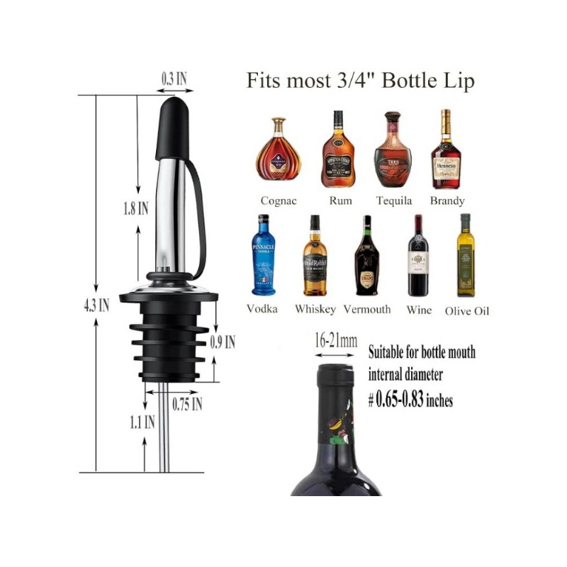 Likör-Ausgießer für Flaschen,  – Speed Pourer Cap Bewertung und Preis